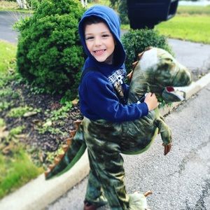 Dinosaur costume OS 3-7 worn once